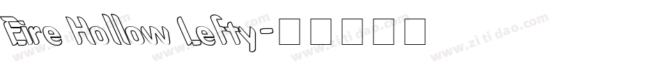Eire Hollow Lefty字体转换